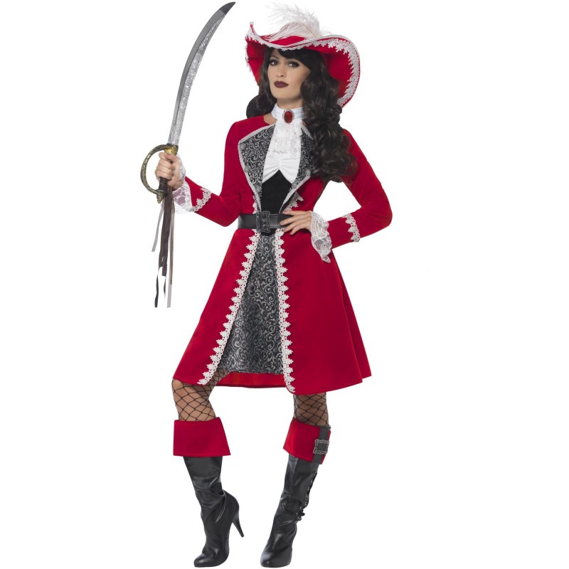 Lady Captain Deluxe Costume for Adult