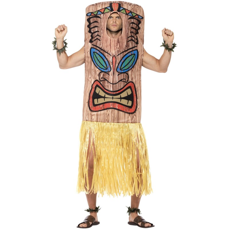 Tiki Totem Hawaiian Adult Costume
