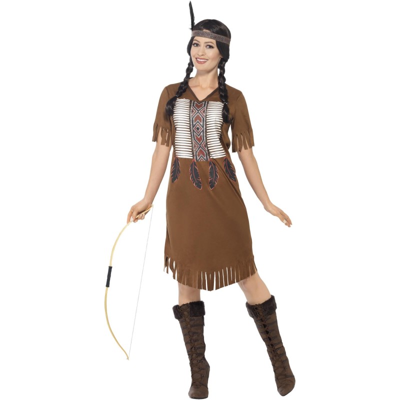 Native American Warrior Princess Adult Costume