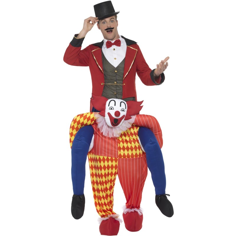 Clown Piggy Back Adult Costume