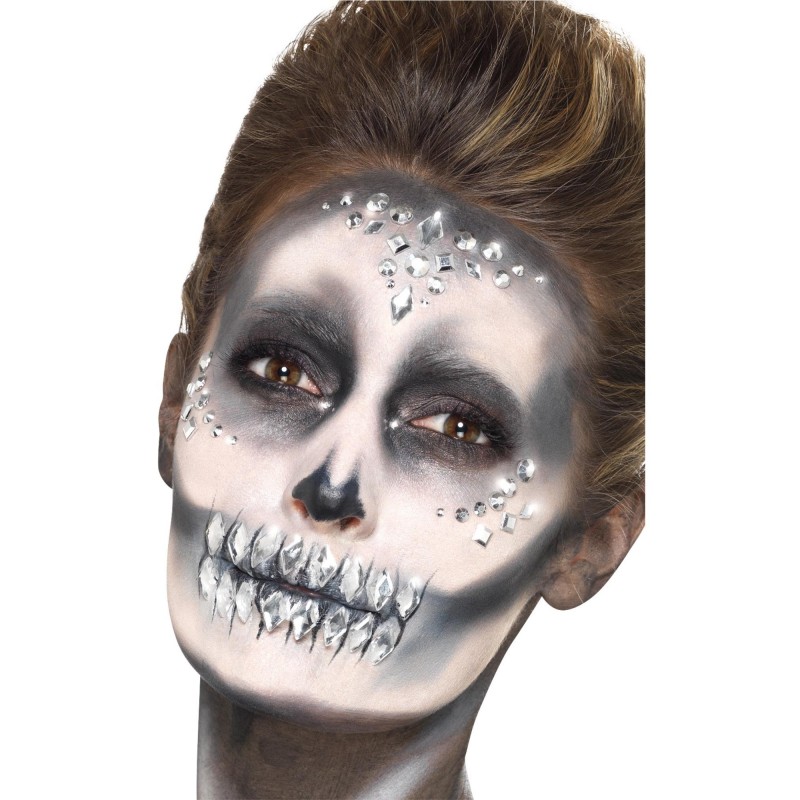 Silver Jewel Face Gems 