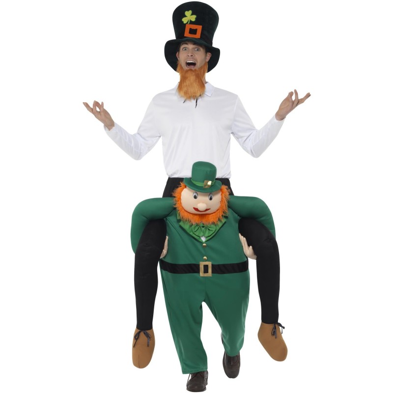 Paddy's Leprechaun Piggy Back Adult Costume
