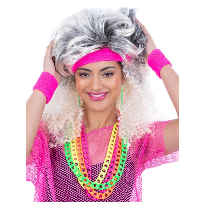 80s Neon Pink Sweatbands