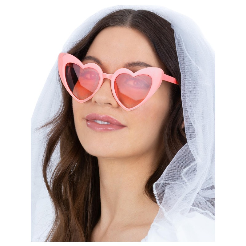 Pink Heart Spectacles for Adult