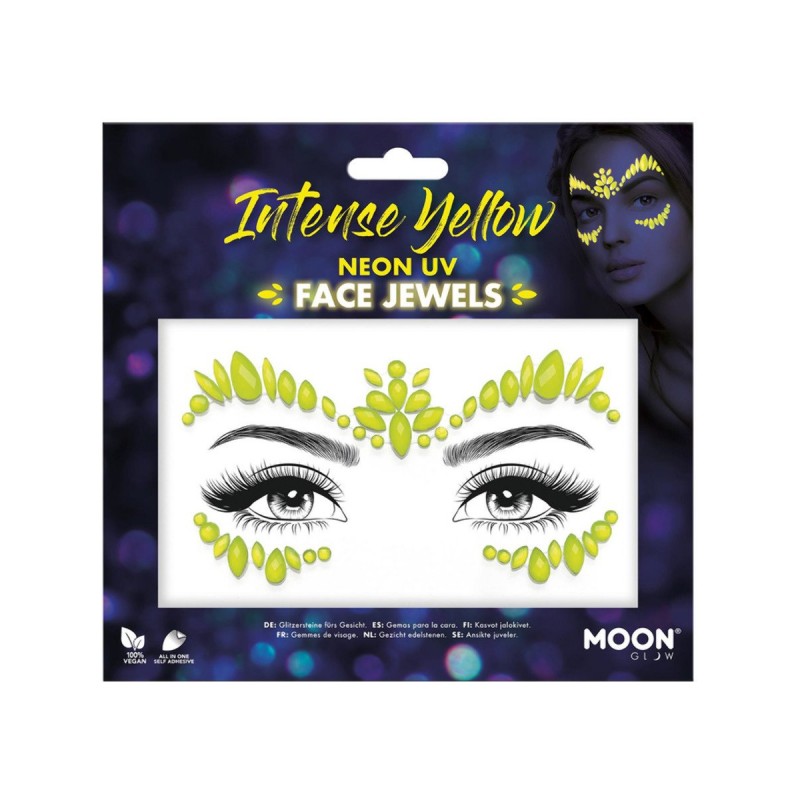 Moon Glow Intense Yellow Face Jewels