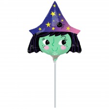 Halloween Witch Mini Shaped Balloon