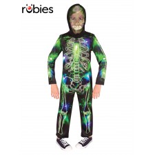 Spooky Glow In The Dark Skeleton Halloween Boy Child Costume