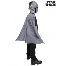Mandalorian Mask & Cape Set for Child Star Wars