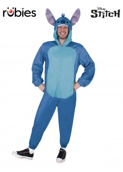 Stitch Hooded Onesie Adult Costume - Lilo & Stitch