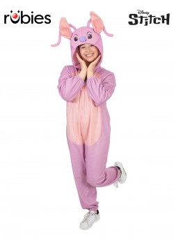 Angel Hooded Onesie Adult Costume - Lilo & Stitch