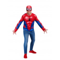 Spider-Man Costume Top & Mask for Adult Spider-Man Costume Top & Mask for Adult