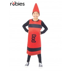 Red Crayon Child Tabard Costume - One Size Red Crayon Child Tabard Costume - One Size