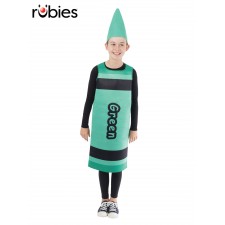Green Crayon Child Tabard Costume - One Size