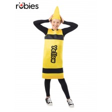 Yellow Crayon Child Tabard Costume - One Size