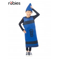 Blue Crayon Child Tabard Costume - One Size