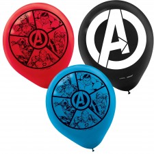 Marvel Avengers Powers Unite Latex Balloons 30cm Pack of 6