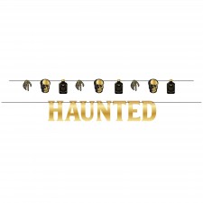 Halloween Boneyard Glam Banners 2 pk