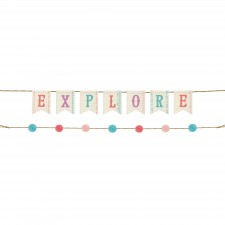 Free Spirit Explore Happy Birthday Banners 2 pk