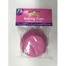 Bright Pink Cupcake Cases 5cm Pack of 75