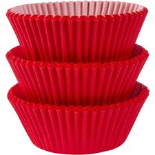 Apple Red Cupcake Cases 5cm Pack of 75