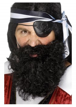 Black Pirate Beard for Adult