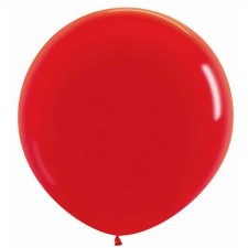Fashion Red Latex Balloons 60cm Pack of 3
