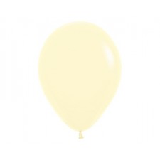 Pastel Matte Yellow Teardrop Latex Balloons 30cm 25 pk