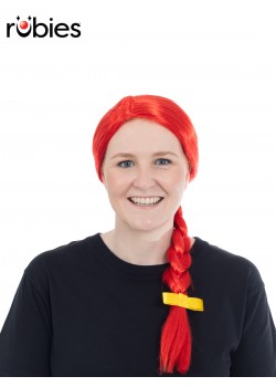 Country Girl Red Wig for Adult