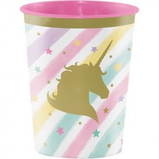 Unicorn Sparkle Party Supplies - Plastic Cup Souvenir Cup