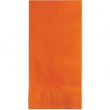Sunkissed Orange Dinner Napkins 40cm x 40cm 50 pk