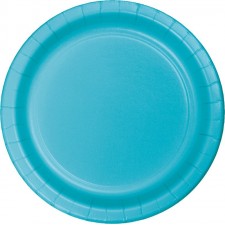 Bermuda Blue Round Lunch Plates 18cm 24 pk