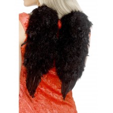 Black Small Angel Wings for Adult