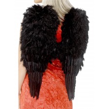 Black Large Feather Angel Wings for Adult