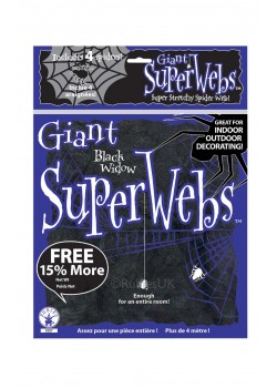 Green Glow Giant Spider Webbing 8m Halloween - Decor Green Glow Giant Spider Webbing 8m Halloween - Decor
