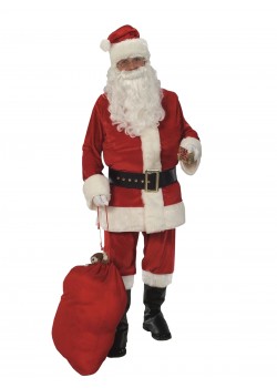 Santa Velvet Adult Suit Christmas