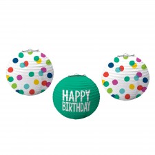 Dots Party Decorations - Lanterns Happy Dots