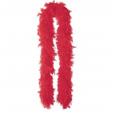 Red Party Supplies - Feather Boa