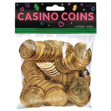 Casino Party Decorations Place Your Bets Gold Coins Party Games
