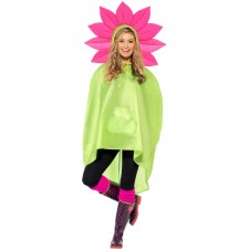 Flower Party Poncho for Adult