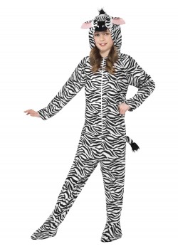 Zebra Onesie Child Costume