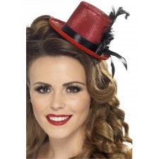 Red Mini Top Hat for Adult