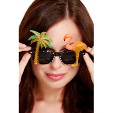 Spectacles With Flamingo & Palm Tree for Adult