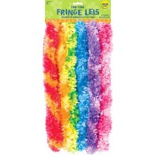 Two Tone Rainbow Leis 91cm 6 pk
