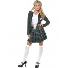 Preppy Schoolgirl Adult Costume
