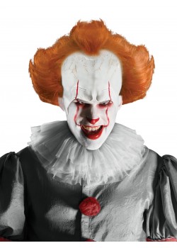 Pennywise IT PennyWise Wig & Attached Adult Headpiece - Accessory