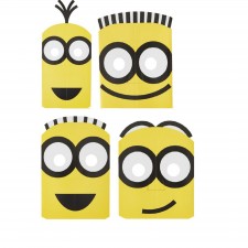 Minions Despicable Me Paper Party Masks 8 pk