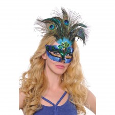 Peacock Feather Mask