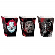 Halloween Warner Brothers Horror Popcorn Boxes Favour Boxes 13cm x 9cm x 6cm 8 pk