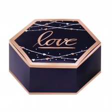 Bridal Shower Love Navy Bride Favour Boxes 8cm x 3cm x 7cm 8 pk