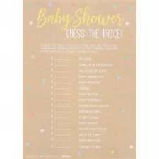Baby Shower Party Supplies - Party Games Guess the Price Games